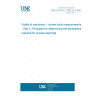 UNE EN 547-2:1997+A1:2009 Safety of machinery - Human body measurements - Part 2: Principles for determining the dimensions required for access openings