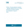 UNE CEN ISO/TR 20174:2020 Welding - Grouping systems for materials - Japanese materials (ISO/TR 20174:2020) (Endorsed by Asociación Española de Normalización in August of 2020.)