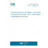 UNE EN 17888-1:2025 Thermal performance of buildings - In situ testing of building test structures - Part 1: Data collection for aggregate heat loss test