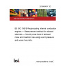 25/30489047 DC BS ISO 15619 Reciprocating internal combustion engines — Measurement method for exhaust silencers — Sound power level of exhaust noise and insertion loss using sound pressure and power loss ratio