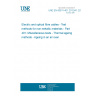 UNE EN 60811-401:2012/A1:2018 Electric and optical fibre cables - Test methods for non-metallic materials - Part 401: Miscellaneous tests - Thermal ageing methods - Ageing in an air oven