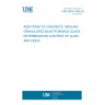 UNE 83494:1996 EX ADDITIONS TO CONCRETE. GROUND GRANULATED BLASTFURNACE SLAGS. DETERMINATION CONTENT OF AL203 AND FE203.