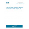 UNE EN ISO 28927-11:2011 Hand-held portable power tools - Test methods for evaluation of vibration emission - Part 11: Stone hammers (ISO 28927-11:2011)