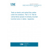 UNE EN IEC 60332-3-10:2019/A11:2021 Tests on electric and optical fibre cables under fire conditions - Part 3-10: Test for vertical flame spread of vertically-mounted bunched wires or cables - Apparatus