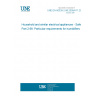 UNE EN 60335-2-98:2005/A11:2019 Household and similar electrical appliances - Safety - Part 2-98: Particular requirements for humidifiers