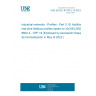 UNE EN IEC 61784-2-19:2023 Industrial networks - Profiles - Part 2-19: Additional real-time fieldbus profiles based on ISO/IEC/IEEE 8802-3 - CPF 19 (Endorsed by Asociación Española de Normalización in May of 2023.)