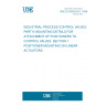 UNE EN 60534-6-1:1998 INDUSTRIAL-PROCESS CONTROL VALVES. PART 6: MOUNTING DETAILS FOR ATTACHMENT OF POSITIONERS TO CONTROL VALVES. SECTION 1: POSITIONER MOUNTING ON LINEAR ACTUATORS.