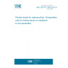 UNE CEN/TS 17986:2024 EX Flexible sheets for waterproofing - Extrapolation rules for testing results on resistance to root penetration