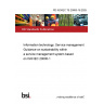 PD ISO/IEC TS 20000-16:2025 Information technology. Service management Guidance on sustainability within a service management system based on ISO/IEC 20000-1