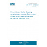 UNE EN ISO 10352:2021 Fibre-reinforced plastics - Moulding compounds and prepregs - Determination of mass per unit area and fibre mass per unit area (ISO 10352:2020)