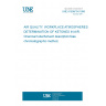 UNE 81598/1M:1998 AIR QUALITY. WORKPLACE ATMOSPHERES. DETERMINATION OF KETONES IN AIR. Charcoal tube/Solvent desorption/Gas chromatographic method.