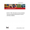 23/30431936 DC BS ISO 11799. Information and documentation. Document storage requirements for archive and library materials