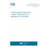 UNE EN ISO 10539:2002 Animal and vegetable fats and oils. Determination on alkalinity. (ISO 10539:2002)