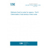 UNE EN 1015-6:1999/A1:2007 Methods of test for mortar for masonry - Part 6: Determination of bulk density of fresh mortar