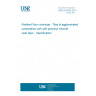 UNE EN 655:2011 Resilient floor coverings - Tiles of agglomerated composition cork with polyvinyl chloride wear layer - Specification