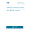 UNE EN ISO 1183-2:2019 Plastics - Methods for determining the density of non-cellular plastics - Part 2: Density gradient column method (ISO 1183-2:2019)