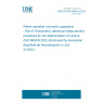 UNE EN ISO 8655-8:2022 Piston-operated volumetric apparatus - Part 8: Photometric reference measurement procedure for the determination of volume (ISO 8655-8:2022) (Endorsed by Asociación Española de Normalización in July of 2022.)