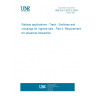 UNE EN 13232-3:2024 Railway applications - Track - Switches and crossings for Vignole rails - Part 3: Requirements for wheel/rail interaction