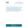 UNE EN ISO/ASTM 52904:2025 Additive manufacturing of metals - Process characteristics and performance - Metal powder bed fusion process to meet critical applications (ISO/ASTM 52904:2024)