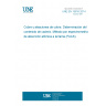 UNE EN 15616:2014 Copper and copper alloys - Determination of cadmium content - Flame atomic absorption spectrometric method (FAAS)