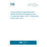 UNE EN 1124-1:2000 Pipes and fittings of longitudinally welded stainless steel pipes with spigot and socket for waste water systems - Part 1: Requirements, testing, quality control