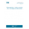 UNE EN 50124-2:2017 Railway applications - Insulation coordination - Part 2: Overvoltages and related protection