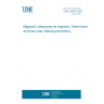 UNE 38860:2003 Magnesium and magnesium alloys. Determination of rare earths. Gravimetric method.