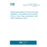 UNE EN ISO 15877-2:2009/A2:2021 Plastics piping systems for hot and cold water installations - Chlorinated poly(vinyl chloride) (PVC-C) - Part 2: Pipes - Amendment 2 (ISO 15877-2:2009/Amd 2:2020)