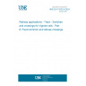 UNE EN 13232-6:2024 Railway applications - Track - Switches and crossings for Vignole rails - Part 6: Fixed common and obtuse crossings