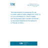 UNE HD 629.2 S3:2024 Test requirements for accessories for use on power cables of rated voltage from 3,6/6(7,2) kV up to 20,8/36(42) kV - Part 2: Cables with impregnated paper insulation (Endorsed by Asociación Española de Normalización in February of 2024.)