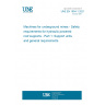 UNE EN 1804-1:2021 Machines for underground mines - Safety requirements for hydraulic powered roof supports - Part 1: Support units and general requirements