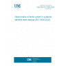 UNE EN ISO 13520:2024 Determination of ferrite content in austenitic stainless steel castings (ISO 13520:2023)