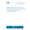 UNE EN 60730-2-1 CORR:2001 Automatic electrical controls for household and similar use -- Part 2: Particular requirements for electrical controls for electrical household appliances.