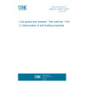 UNE EN 14187-3:2017 Cold applied joint sealants - Test methods - Part 3: Determination of self-levelling properties