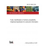 BS EN 16942:2024 Fuels. Identification of vehicle compatibility. Graphical expression for consumer information