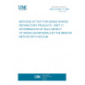 UNE EN 993-17:1999 Methods of test for dense shaped refractory products - Part 17: Determination of bulk density of granular materials by the mercury method with vacuum