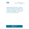 UNE EN ISO 15216-1:2017/A1:2021 Microbiology of the food chain - Horizontal method for determination of hepatitis A virus and norovirus using real-time RT-PCR - Part 1: Method for quantification - Amendment 1 (ISO 15216-1:2017/Amd 1:2021)