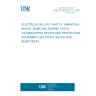 UNE EN 60255-21-2:1996 ELECTRICAL RELAYS. PART 21: VIBRATION, SHOCK, BUMP AND SEISMIC TESTS ON MEASURING RELAYS AND PROTECTION EQUIPMENT. SECTION 2: SHOCK AND BUMP TESTS.