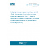 UNE EN IEC 61987-1:2024 Industrial-process measurement and control - Data structures and elements in process equipment catalogues - Part 1: Generic structures for measuring equipment (Endorsed by Asociación Española de Normalización in January of 2025.)