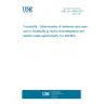 UNE EN 16858:2017 Foodstuffs - Determination of melamine and cyanuric acid in foodstuffs by liquid chromatography and tandem mass spectrometry (LC-MS/MS)