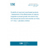 UNE EN 12404:2020 Durability of wood and wood-based products - Assessment of the effectiveness of masonry fungicide to prevent growth into wood of Dry Rot Serpula lacrymans (Schumacher ex Fries) S.F. Gray - Laboratory method