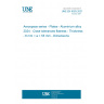 UNE EN 6025:2021 Aerospace series - Plates - Aluminium alloy 2024 - Close tolerances flatness - Thickness - 6 mm < a = 55 mm - Dimensions