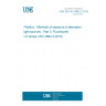 UNE EN ISO 4892-3:2016 Plastics - Methods of exposure to laboratory light sources - Part 3: Fluorescent UV lamps (ISO 4892-3:2016)