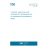 UNE 32106:1995 LIGNITES, HARD COAL AND ANTHRACITE. DETERMINATION OF HARDGROVE GRINDABILITY INDEX.