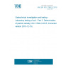 UNE EN ISO 17892-3:2018 Geotechnical investigation and testing - Laboratory testing of soil - Part 3: Determination of particle density (ISO 17892-3:2015, Corrected version 2015-12-15)