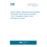 UNE EN 13032-2:2018 Light and lighting - Measurement and presentation of photometric data of lamps and luminaires - Part 2: Presentation of data for indoor and outdoor work places