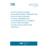 UNE EN 1120:1996 PLASTICS PIPING SYSTEMS. GLASS-REINFORCED THERMOSETTING PLASTICS (GRP) PIPES AND FITTINGS. DETERMINATION OF THE RESISTANCE TO CHEMICAL ATTACK FROM THE INSIDE OF A SECTION IN A DEFLECTED CONDITION.