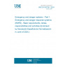 UNE EN 50726-1:2024 Emergency and danger systems - Part 1: Emergency and danger response systems (EDRS) - Basic requirements, duties, responsibilities and activities (Endorsed by Asociación Española de Normalización in June of 2024.)