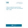 UNE EN 60702-1:2002 Mineral insulated cables and their terminations with a rated voltage not exceeding 750 V -- Part 1: Cables.