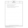 DIN EN 13305 Bitumen and bituminous binders - Framework for specification of hard industrial bitumens